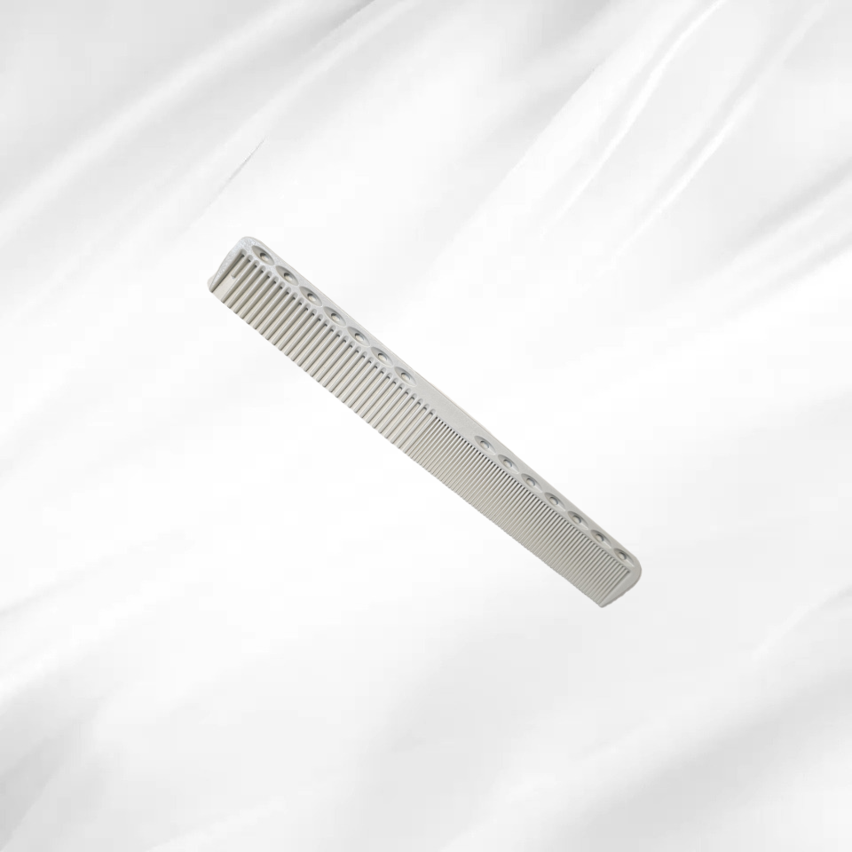 Vit Klipp Kamm 18 cm – Professionell Frisörkam | NYSTIL