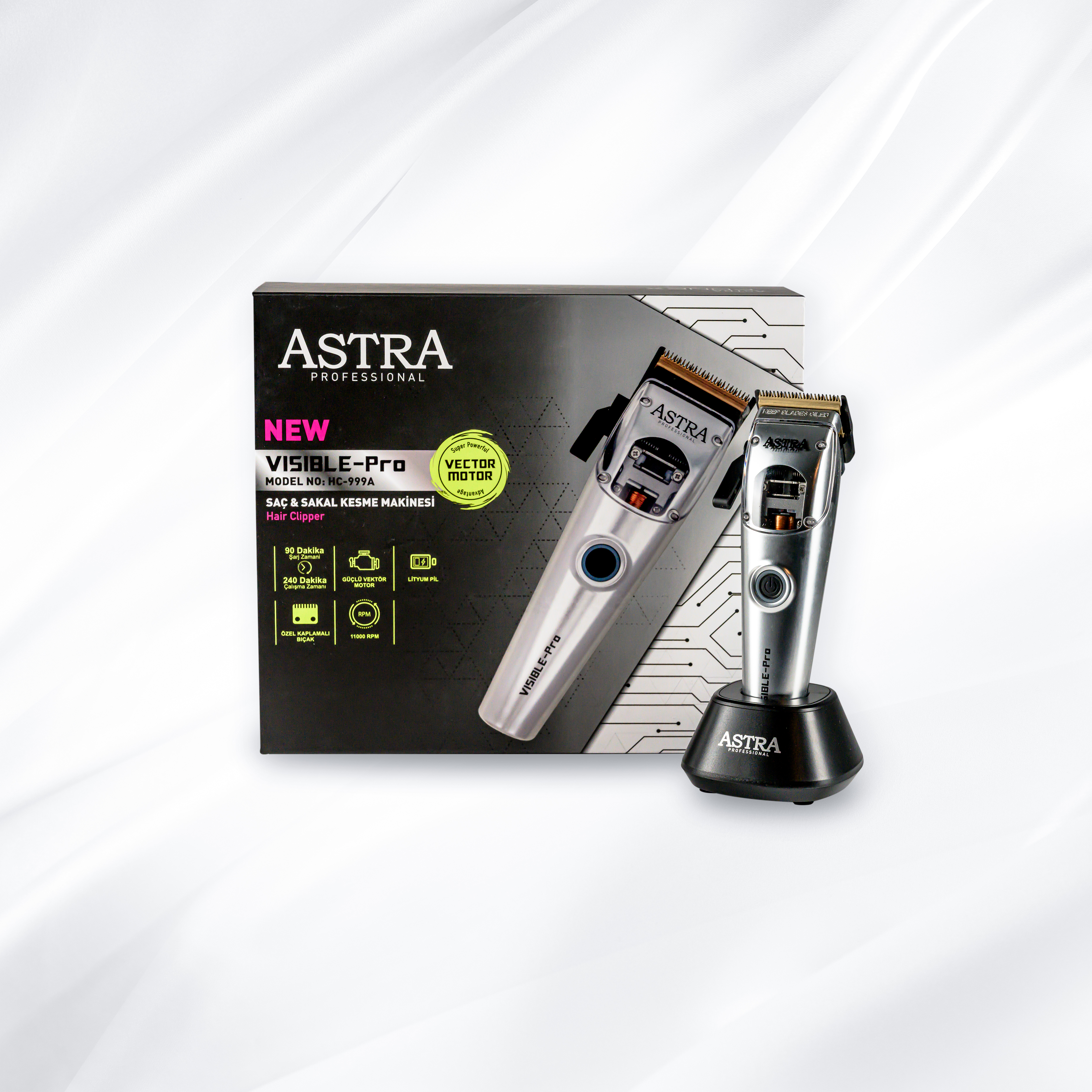 Astra Visible-Pro HC-999A Professional hair clipper