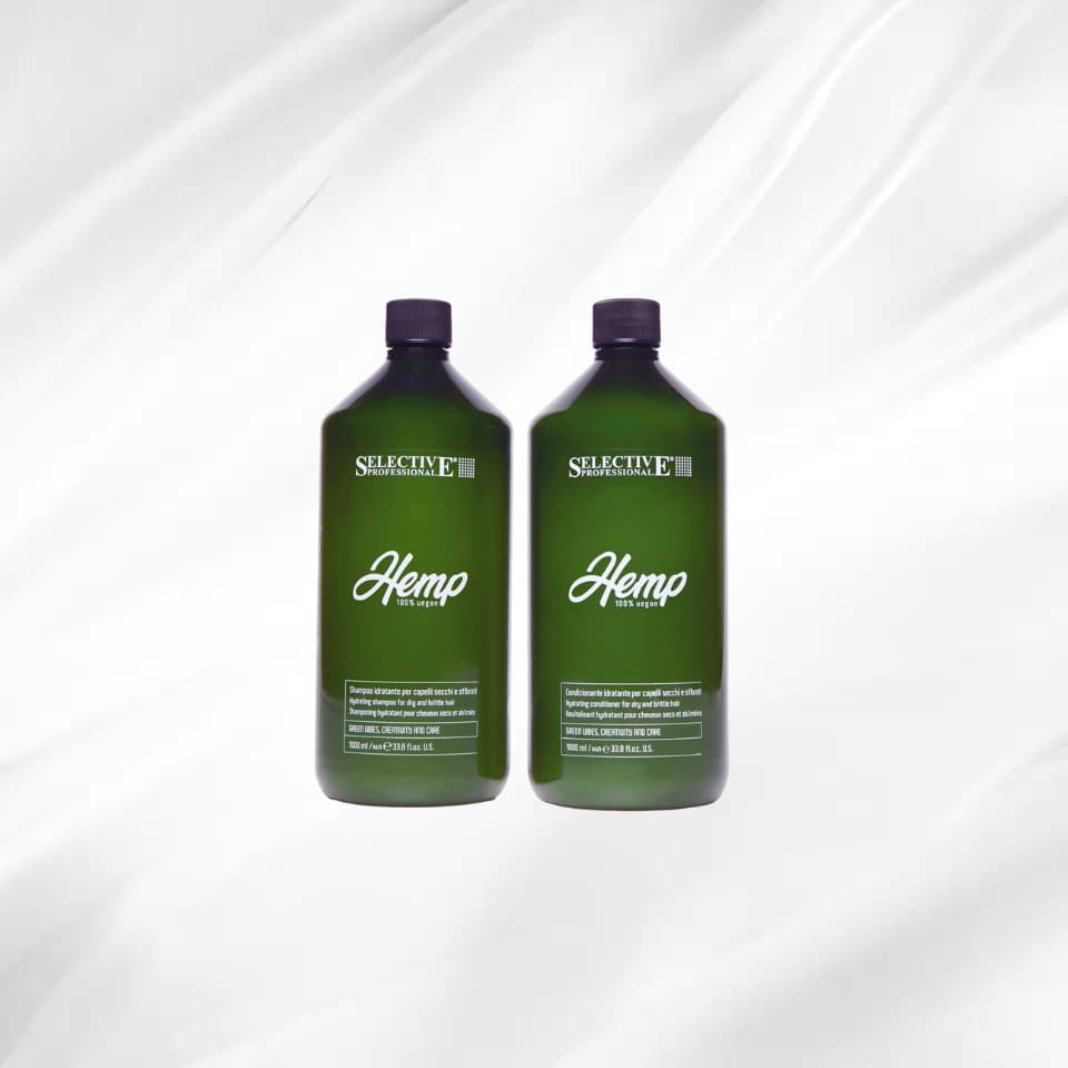 Selective Hemp Duo 1000ml – Schampo + Balsam för Torrt & Skört Hår
