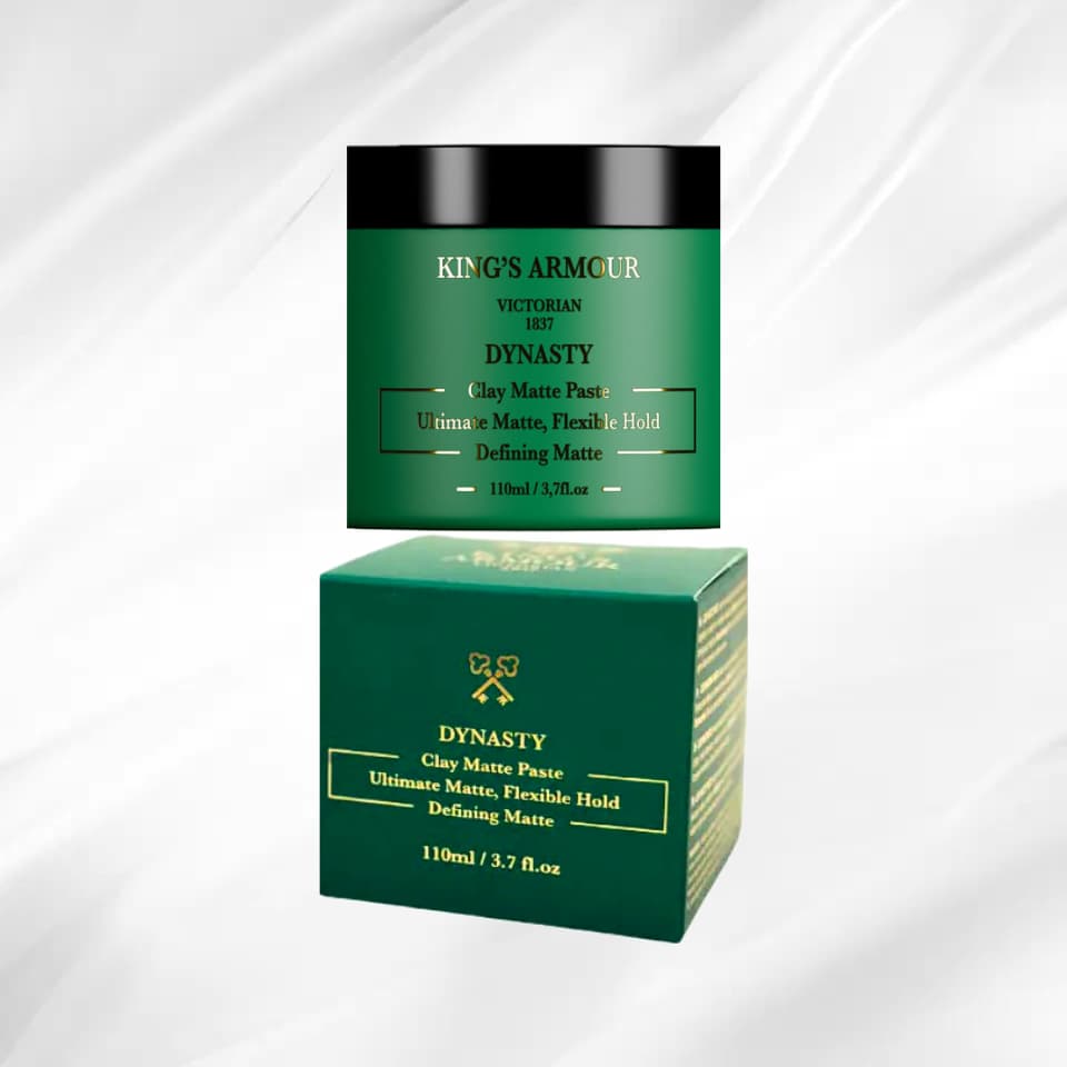 King's Armour Clay Matte Paste Dynasty 110ml | Matte Clay Hair Wax