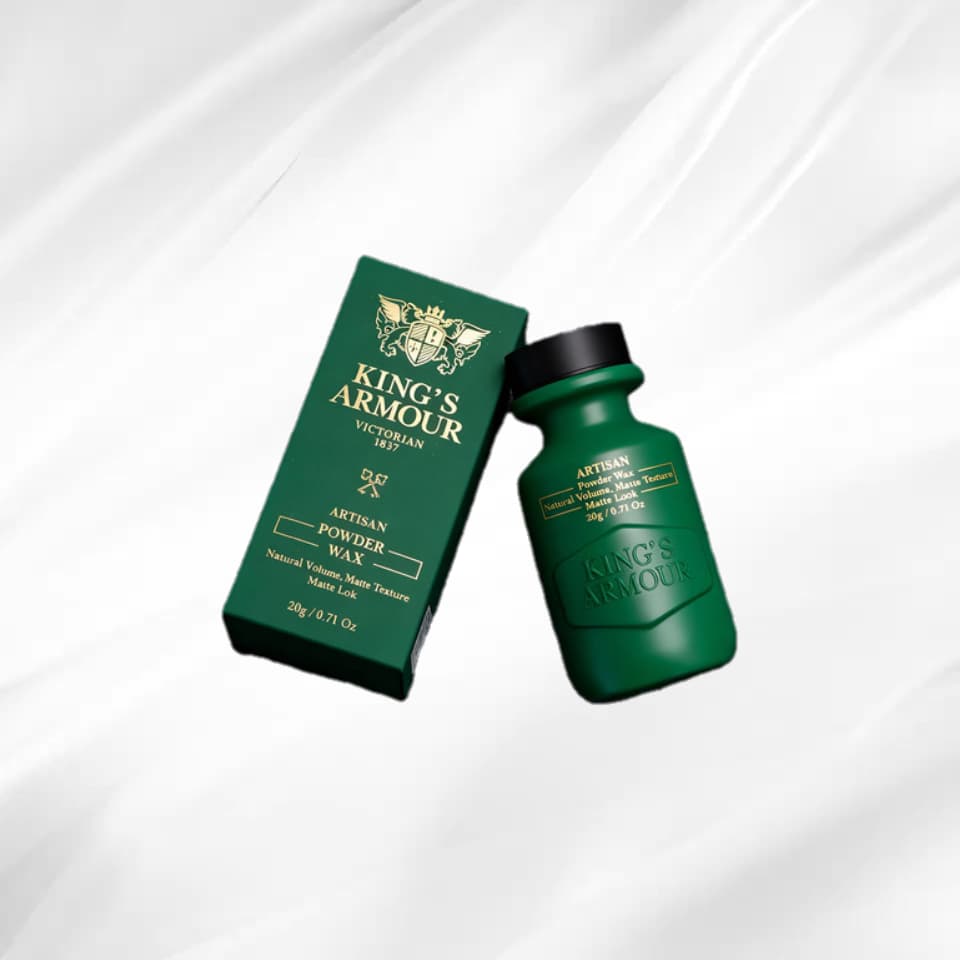 King's Armour Powder Wax Viscount 20g | Matte Volume & Texture