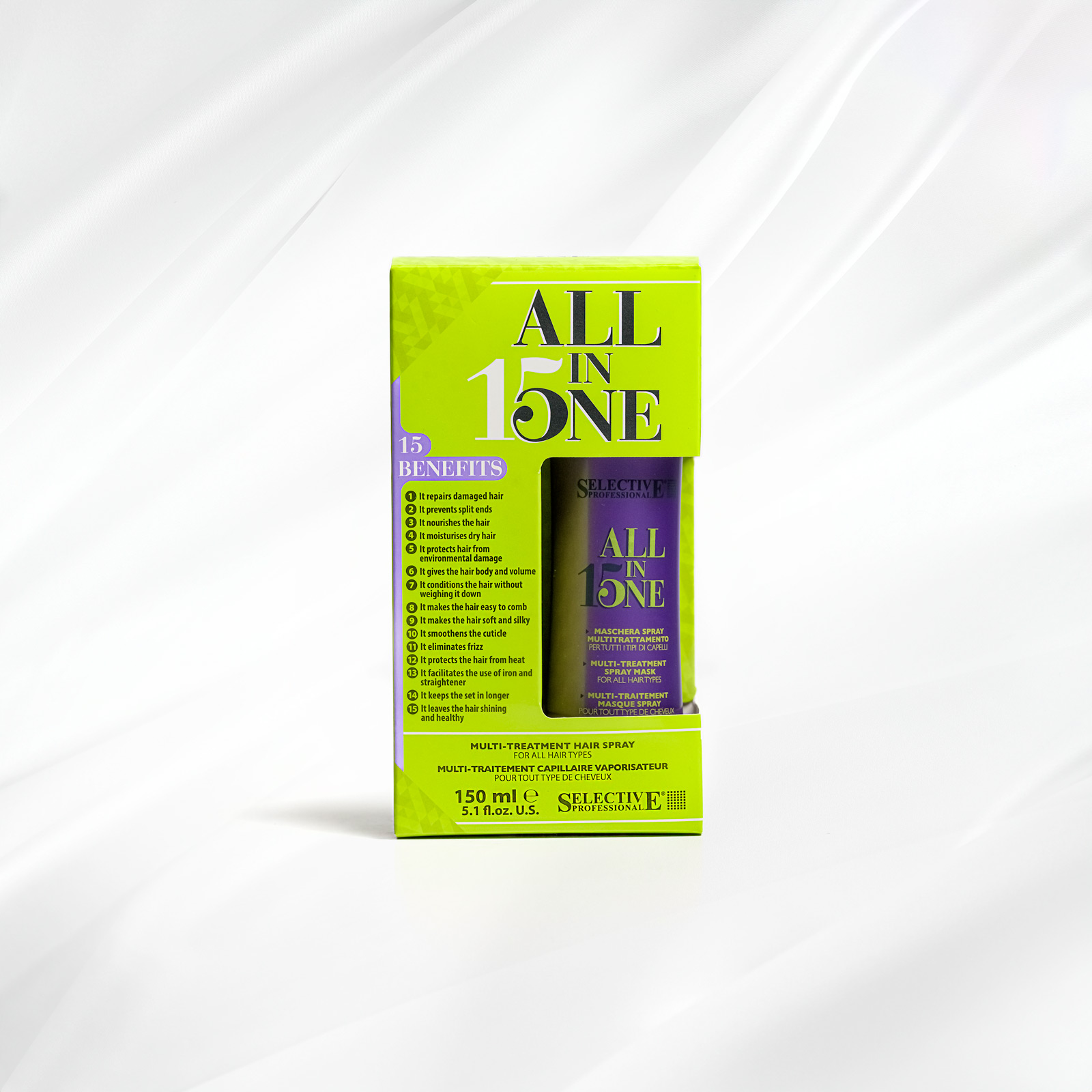 ALL IN ONE 15 Multi-Treatment hair spray leave-in