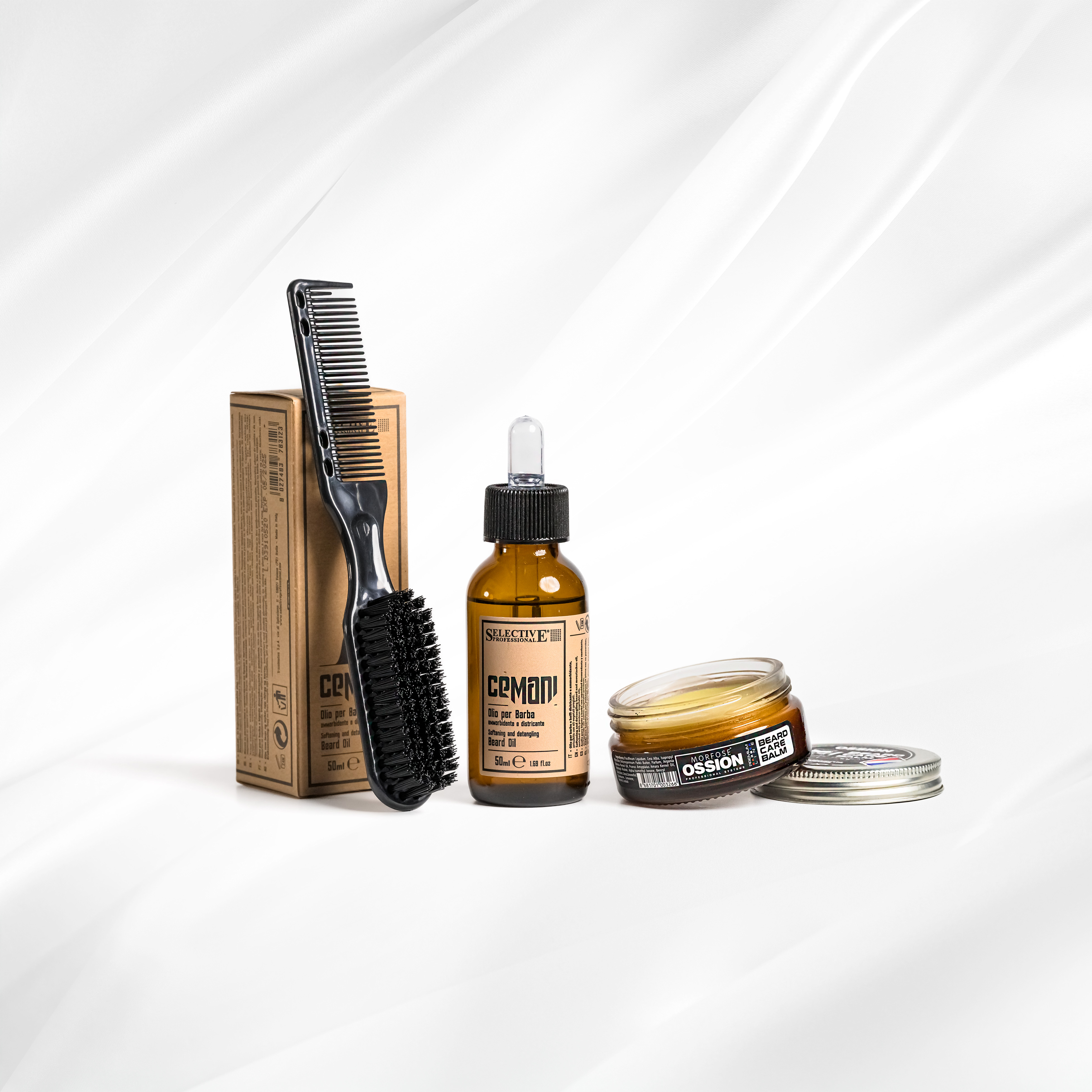 Cemani Skäggserie SkäggOil + Skäggwax + Skäggborste
