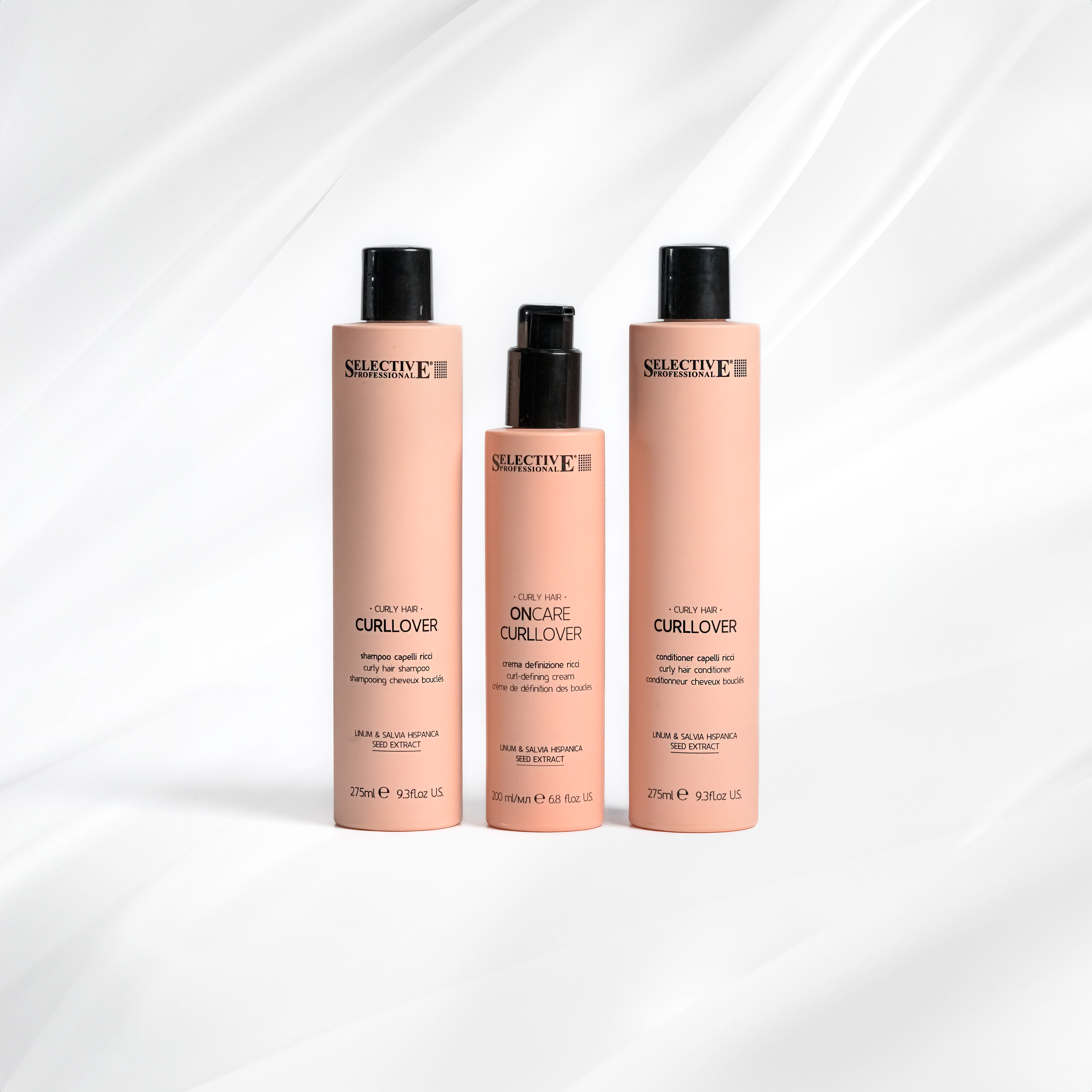 CurlLover Serie - Lockigt hår 3 produkter (kräm)