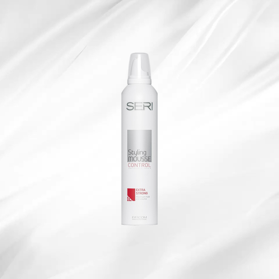 SERI Styling Mousse Extra Strong 300ml – För Volym & Stadga
