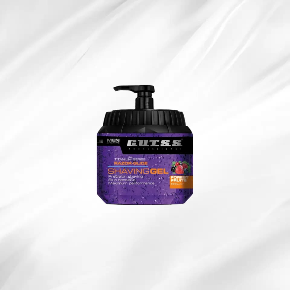 GUTSS Forest Fruits Rakgel 500 ml – Doft av Skogsfrukt & Mjuk Rakning
